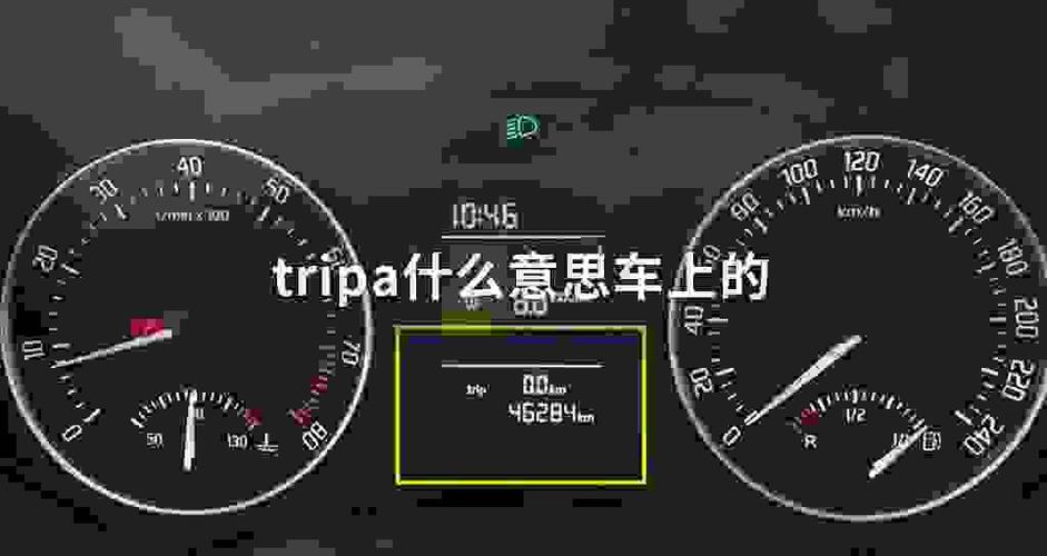 trip是什么意思,仪表盘上的TRIPA是什么意思